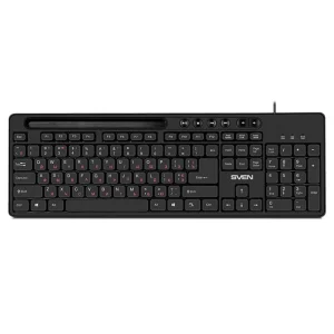 Клавіатура Sven KB-S302 Black USB, 00600211 UA