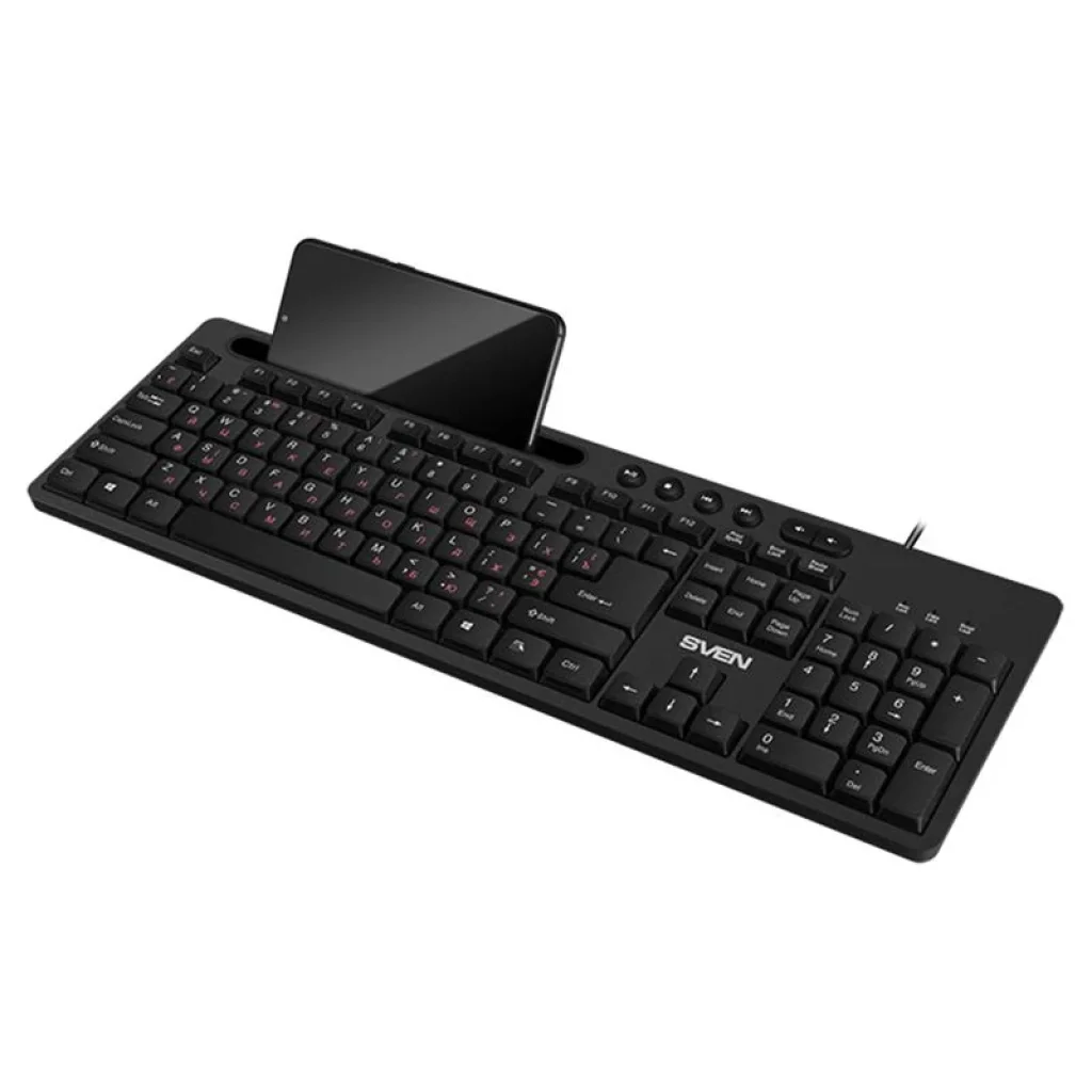 Клавиатура Sven KB-S302 Black USB, 00600211 UA