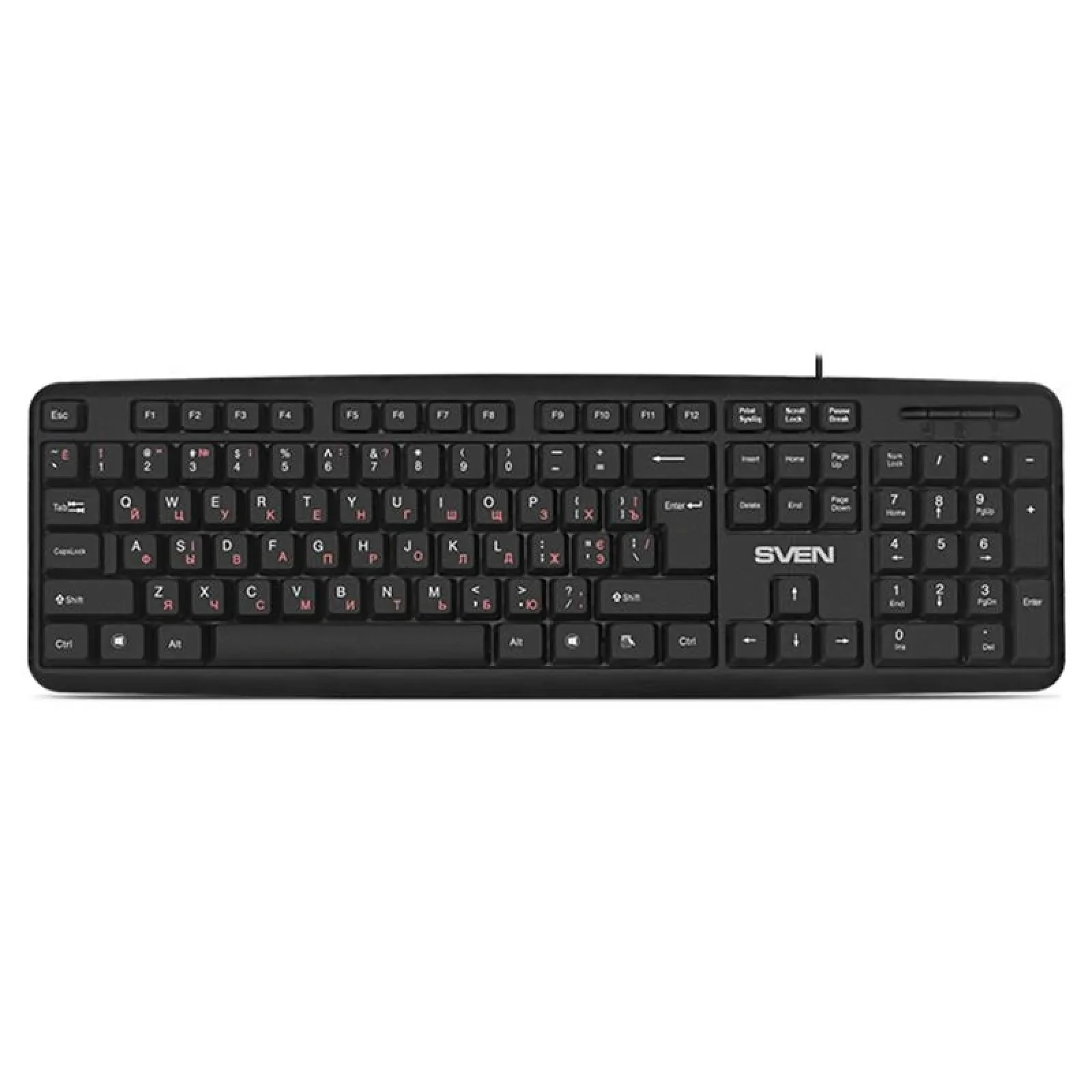 Клавіатура Sven KB-S230 Black USB, 00600210 UA
