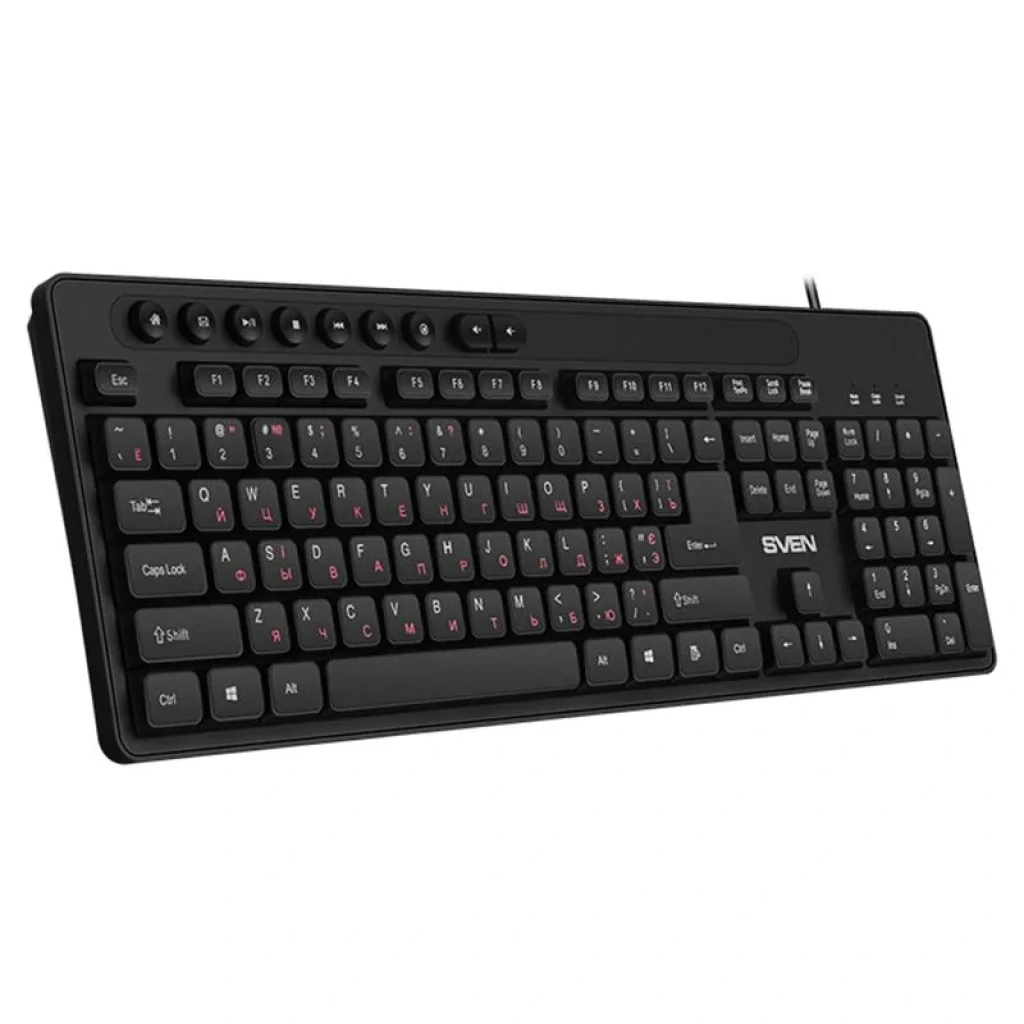 Клавиатура Sven KB-C3060 Black USB, 00600209 UA
