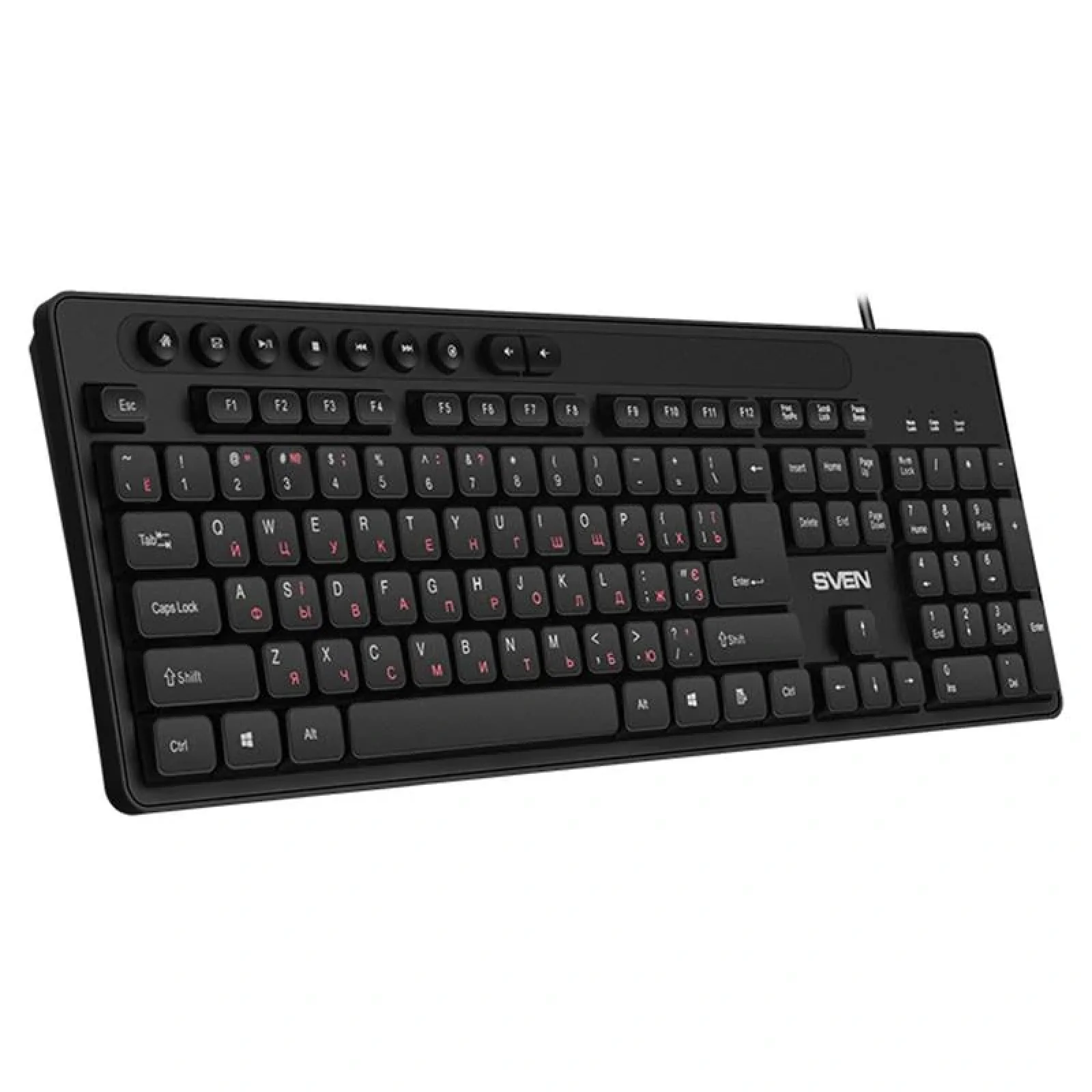 Клавиатура Sven KB-C3060 Black USB, 00600209 UA
