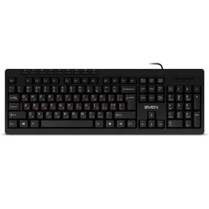 Клавіатура Sven KB-C3010 Black USB, 00600208 UA