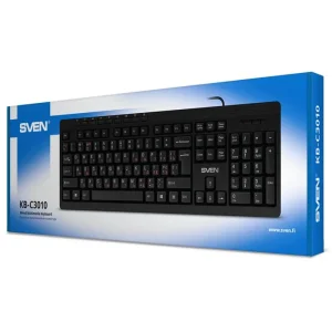 Клавіатура Sven KB-C3010 Ukr Black, 00600208 UA