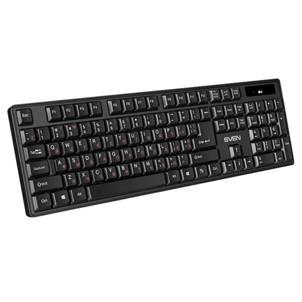 Клавиатура Sven KB-C2100W Black USB, 00600212 UA