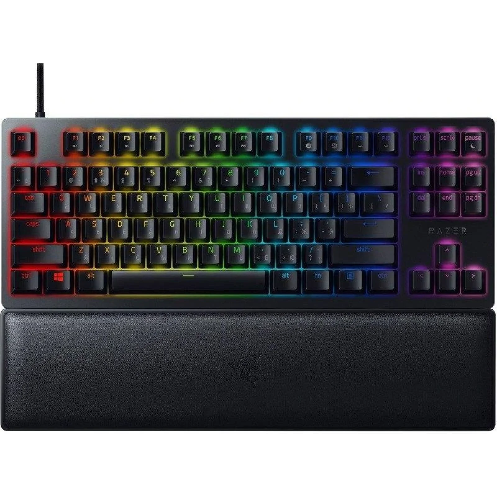 Клавіатура Razer Huntsman V2 TKL Red Switch (RZ03-03940800-R3R1) Black USB UA