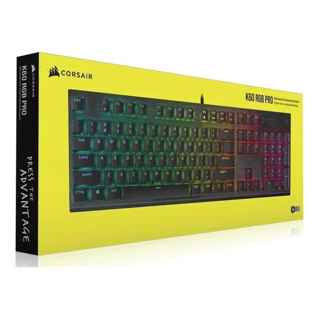 Клавиатура Corsair K60 RGB Pro Black (CH-910D019-RU) USB UA