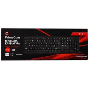Клавіатура FrimeCom K11 Black USB UA