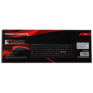 Клавіатура FrimeCom K11 Black USB UA