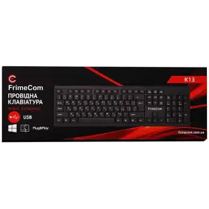 Клавіатура FrimeCom K13 Black USB UA