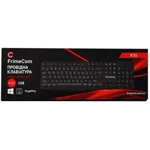 Клавіатура FrimeCom K15 Black USB UA