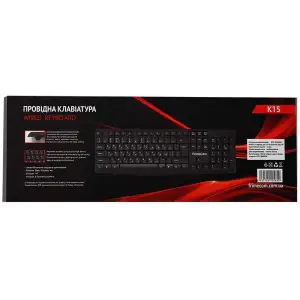 Клавіатура FrimeCom K15 Black USB UA