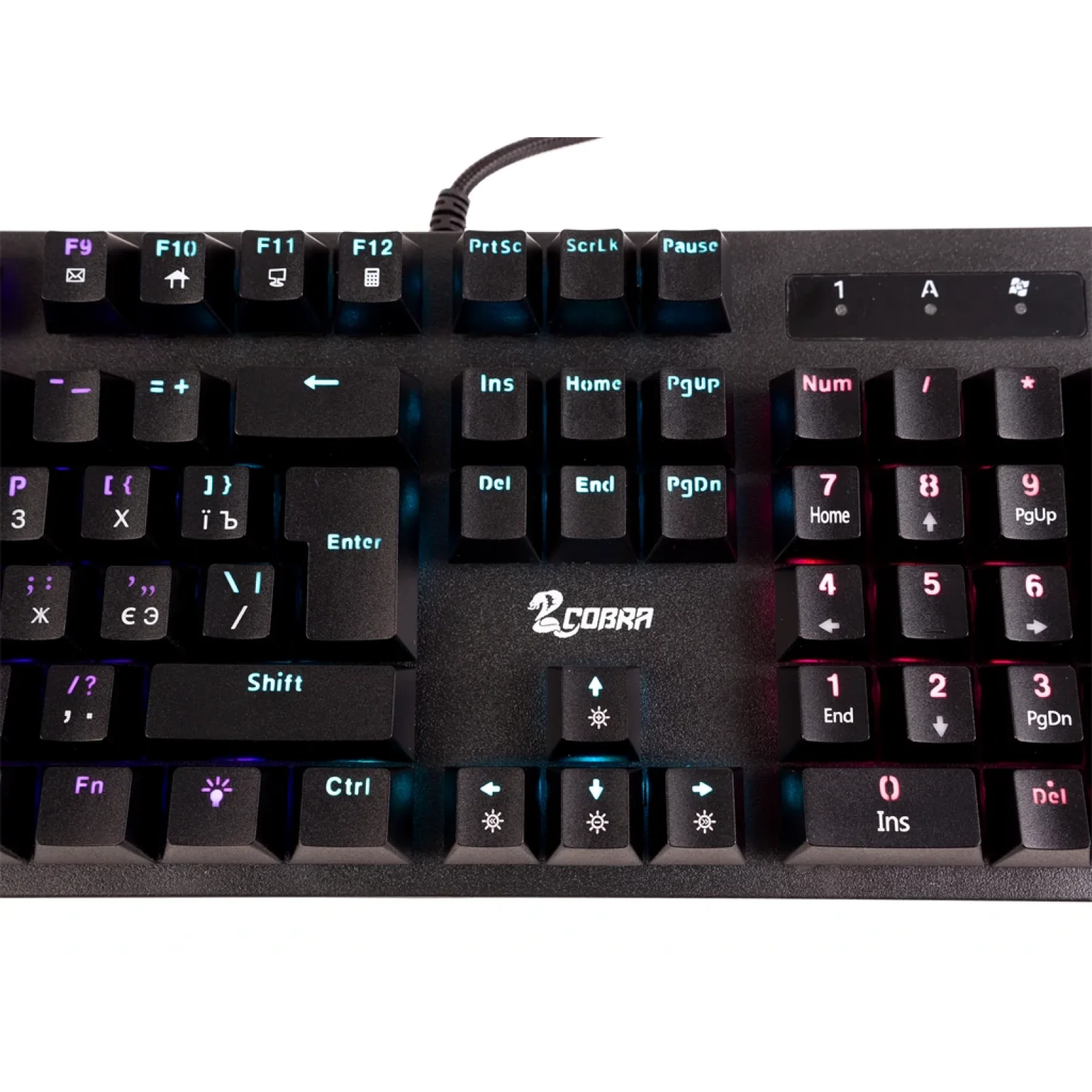 Клавиатура COBRA MK-101 Ukr Black UA