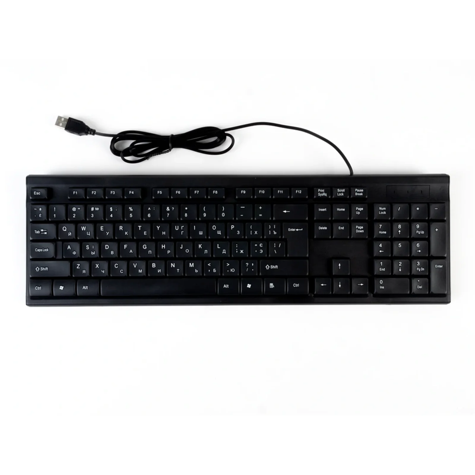 Клавиатура COBRA OK-102 Ukr Black UA