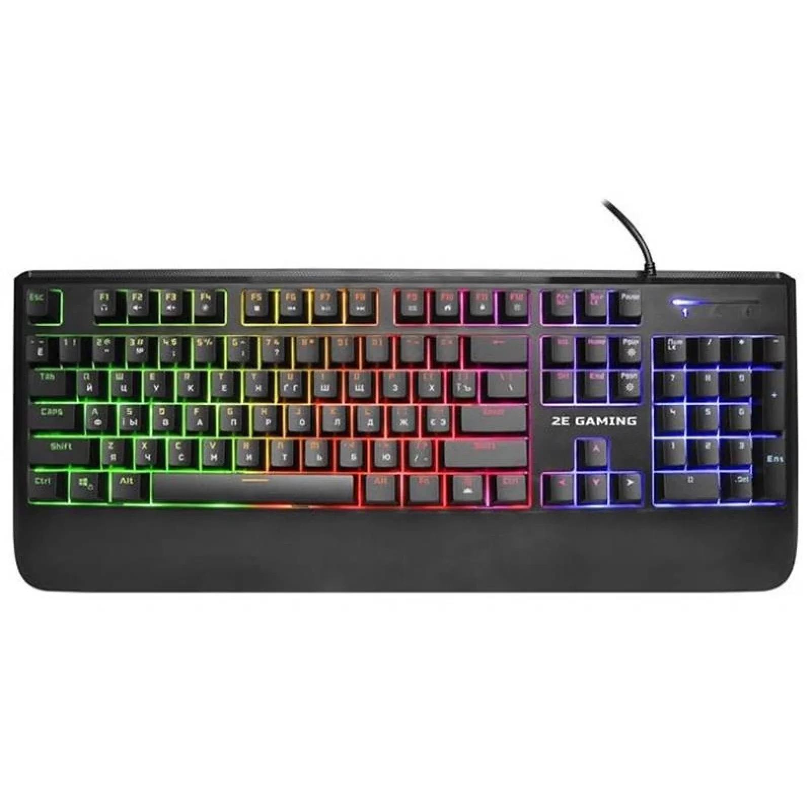 Клавіатура 2E Gaming KG325UB LED Ukr (2E-KG325UB) Black USB UA