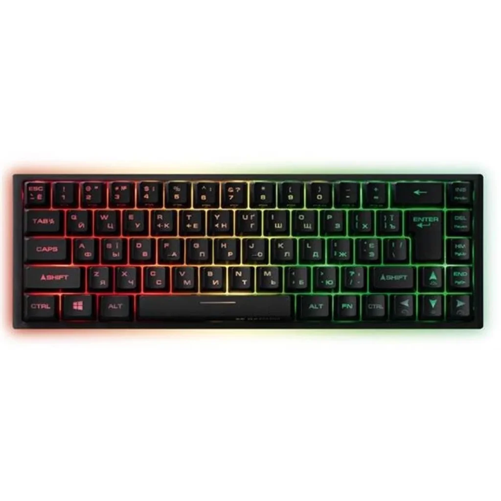 Клавіатура 2E Gaming KG350UBK RGB Ukr (2E-KG350UBK) Black USB UA