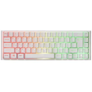 Клавіатура бездротова 2E Gaming KG360UWT RGB Ukr (2E-KG360UWT) White USB UA