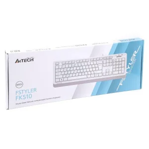 Клавіатура A4Tech Fstyler FKS10 White USB, FKS10 (White) UA