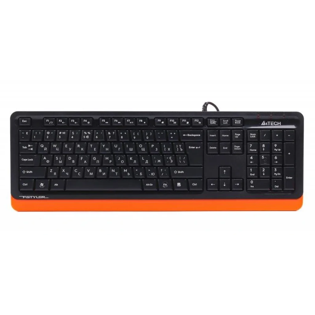 Клавіатура A4Tech Fstyler FKS10 Orange USB, FKS10 (Orange) UA