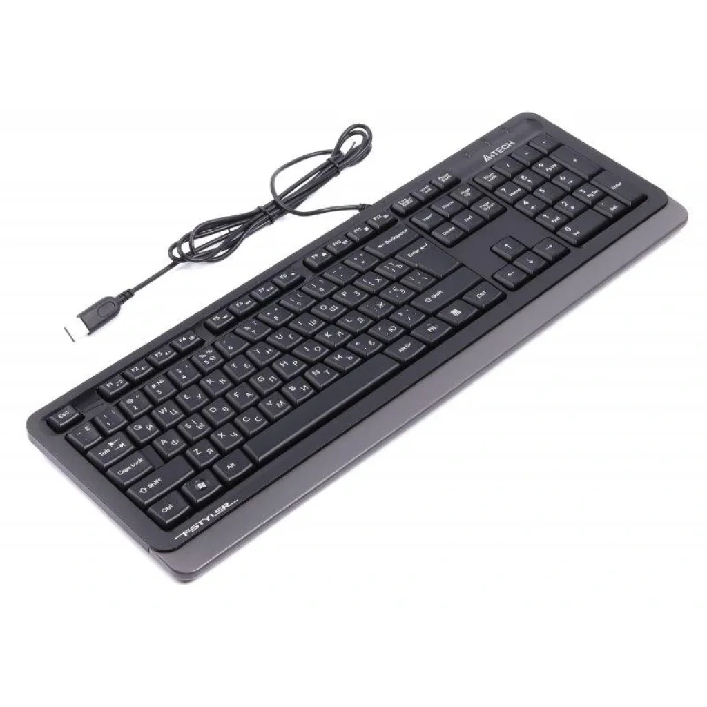 Клавіатура A4Tech Fstyler FKS10 Grey USB, FKS10 (Grey) UA