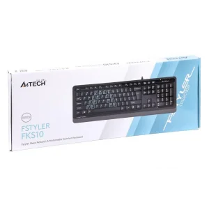 Клавіатура A4Tech Fstyler FKS10 Grey USB, FKS10 (Grey) UA