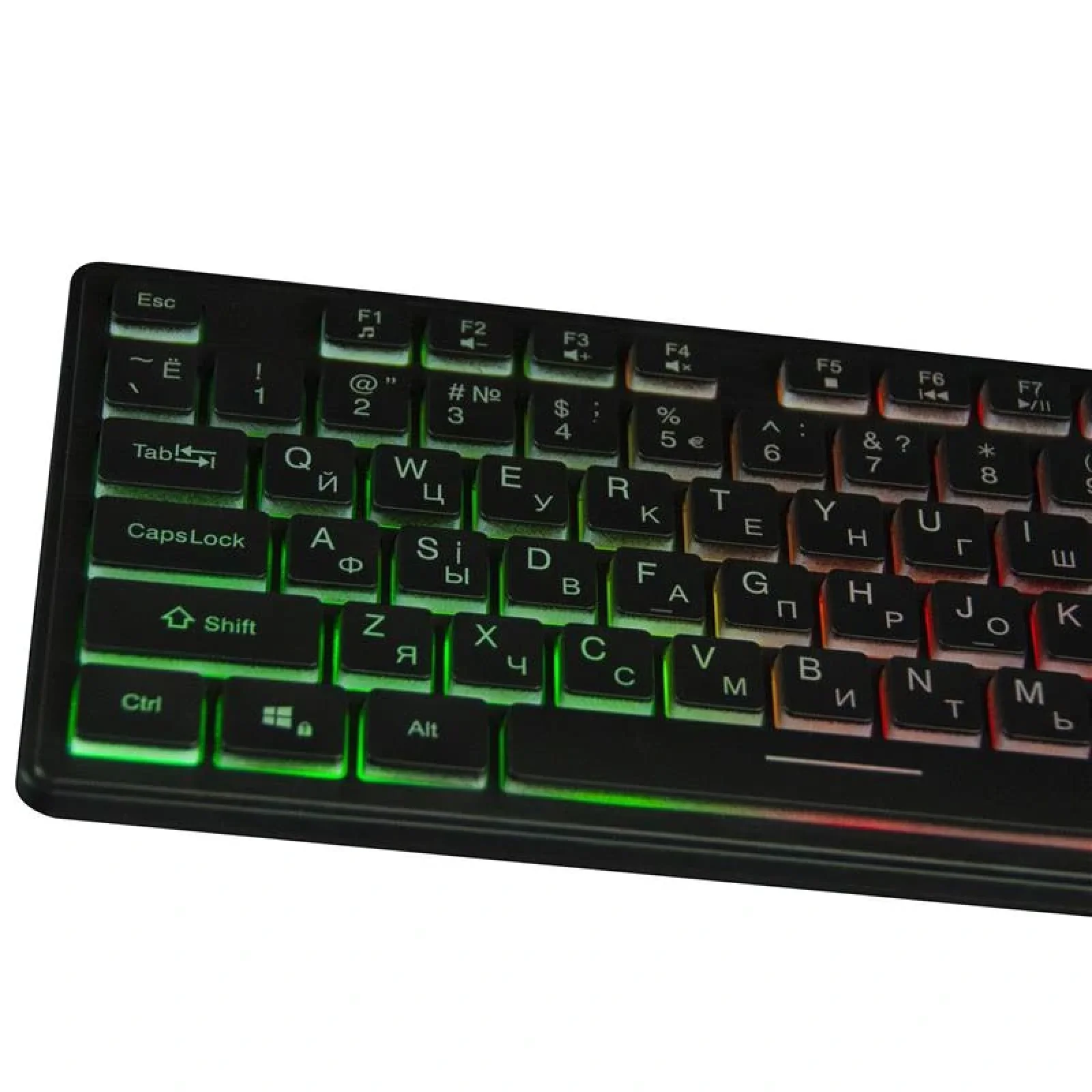 Клавіатура Frime Moonfox Rainbow USB RUS/UKR (FLK18220) UA