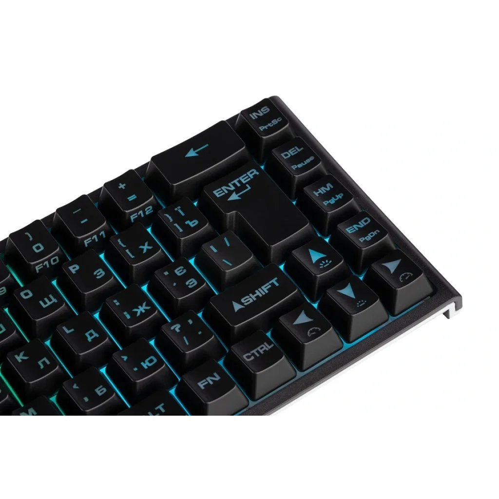 Клавіатура 2E Gaming KG350UBK RGB Ukr (2E-KG350UBK) Black USB UA