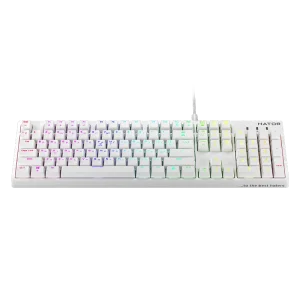 Клавіатура Hator Rockfall EVO Kailh Optical ENG/UKR/RUS (HTK-615) White USB UA