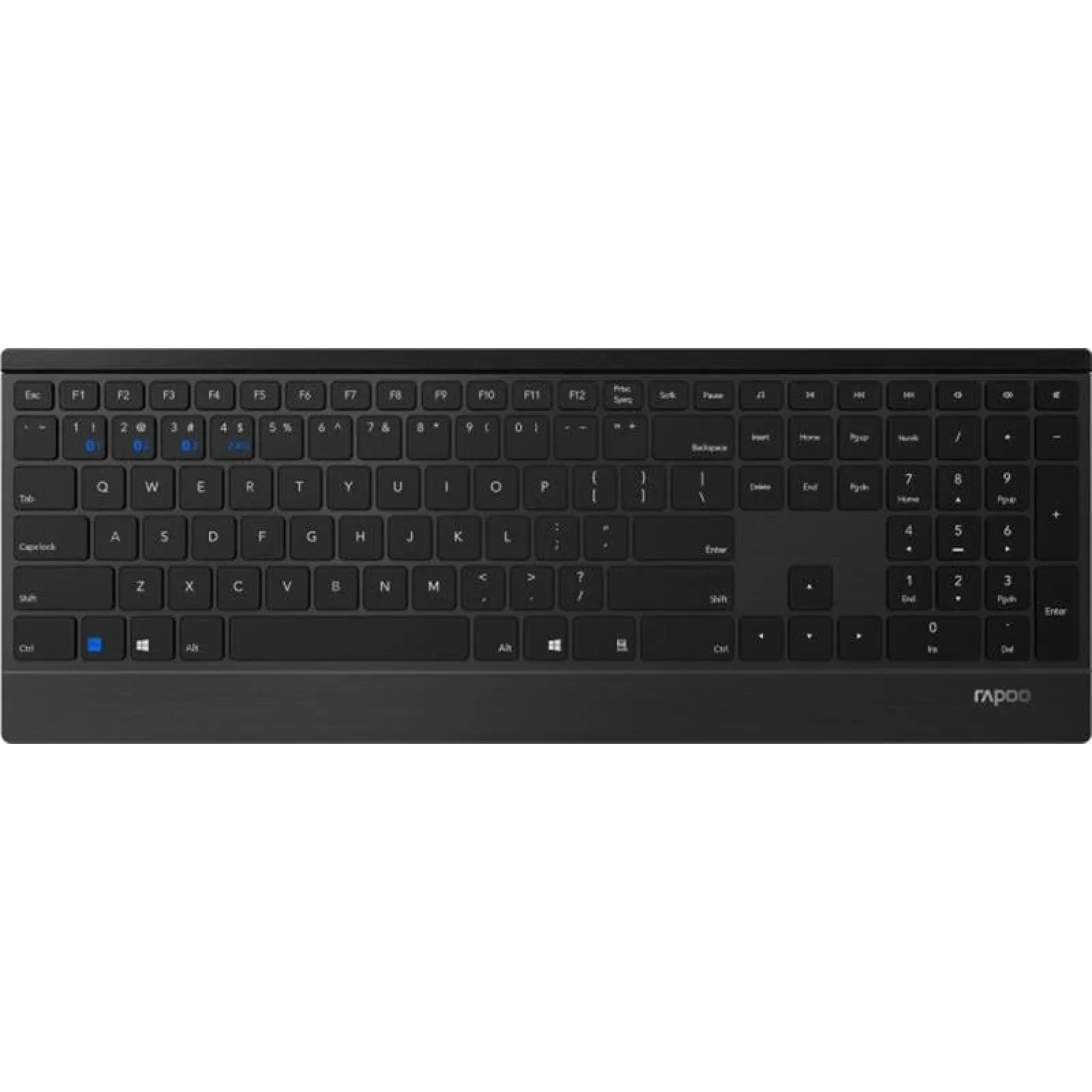 Клавиатура Rapoo E9500M Wireless Black, E9500M Black UA