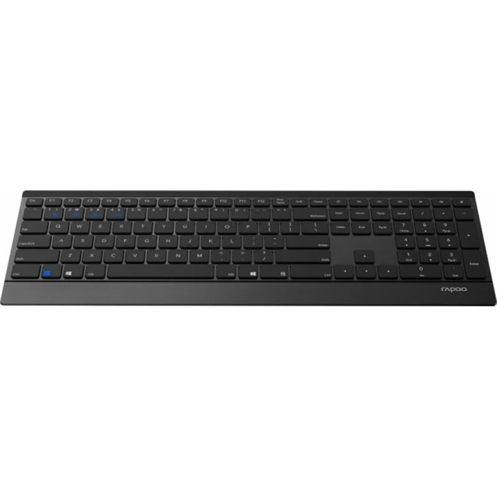Клавиатура Rapoo E9500M Wireless Black, E9500M Black UA