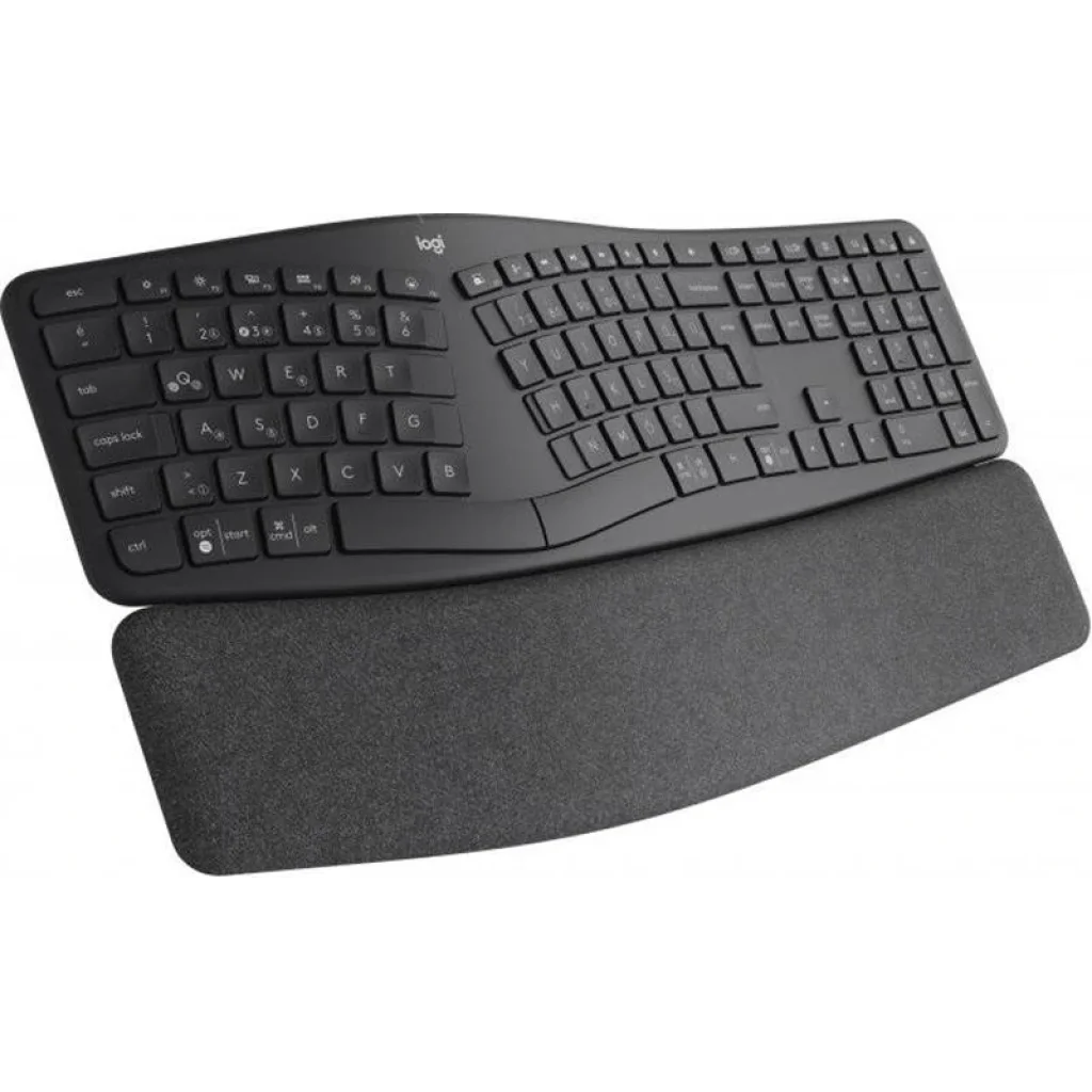 Клавиатура беспроводная Logitech Ergo K860 Bluetooth/Wireless UA Black (920-010108) UA
