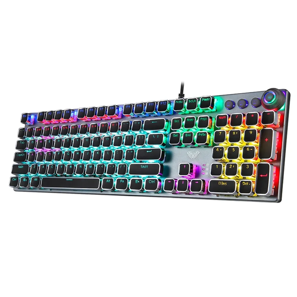 Клавіатура Aula Mechanical Keyboard Fireshock V5 Wired (6948391221779) Black USB UA