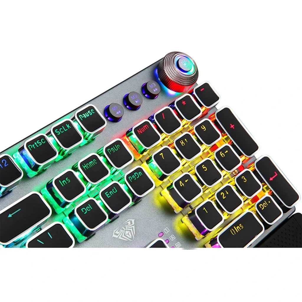Клавіатура Aula Mechanical Keyboard Fireshock V5 Wired (6948391221779) Black USB UA