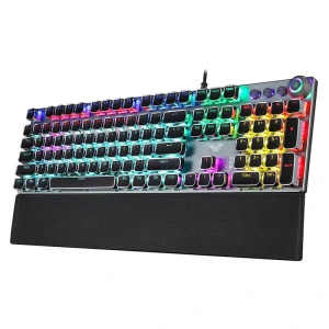 Клавіатура Aula Mechanical Keyboard Fireshock V5 Wired (6948391221779) Black USB UA