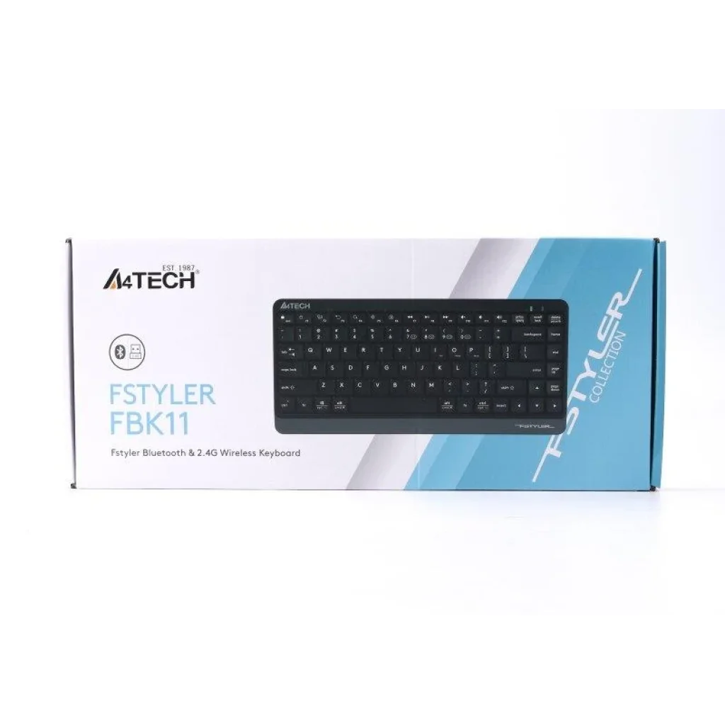 Клавиатура A4Tech FBK11 Grey USB, FBK11 (Grey) UA