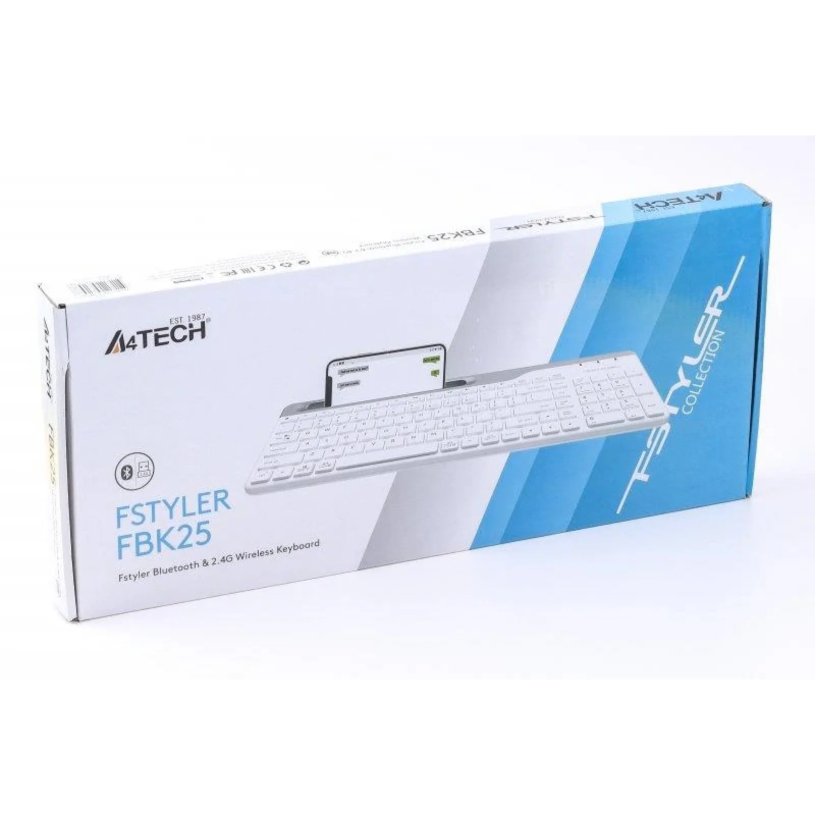 Клавиатура A4Tech FBK25 White USB, FBK25 (White) UA