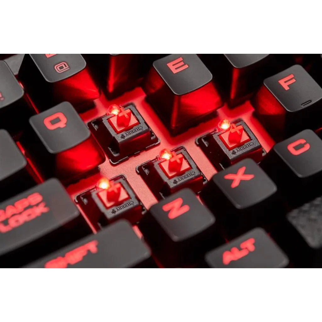 Клавиатура Corsair K63 RGB Cherry MX Red (CH-9115020-RU) USB UA