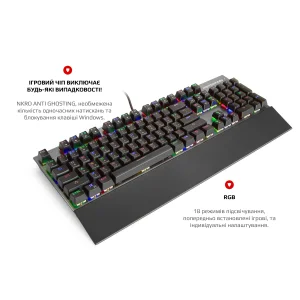 Клавіатура Motospeed CK108 Outemu Blue Silver (mtck108mb) UA