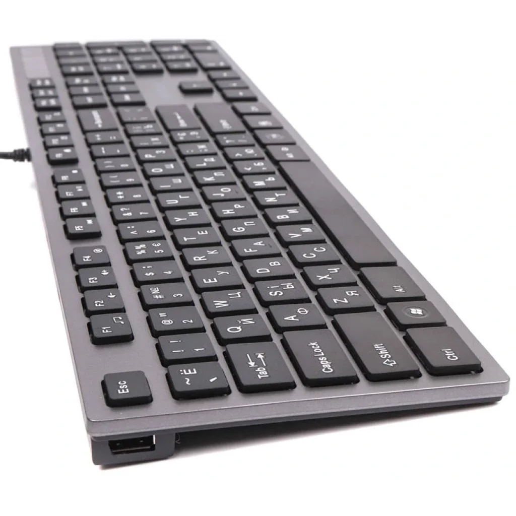 Клавіатура A4Tech KV-300H Grey/Black USB, KV-300H USB (Grey+Black) UA
