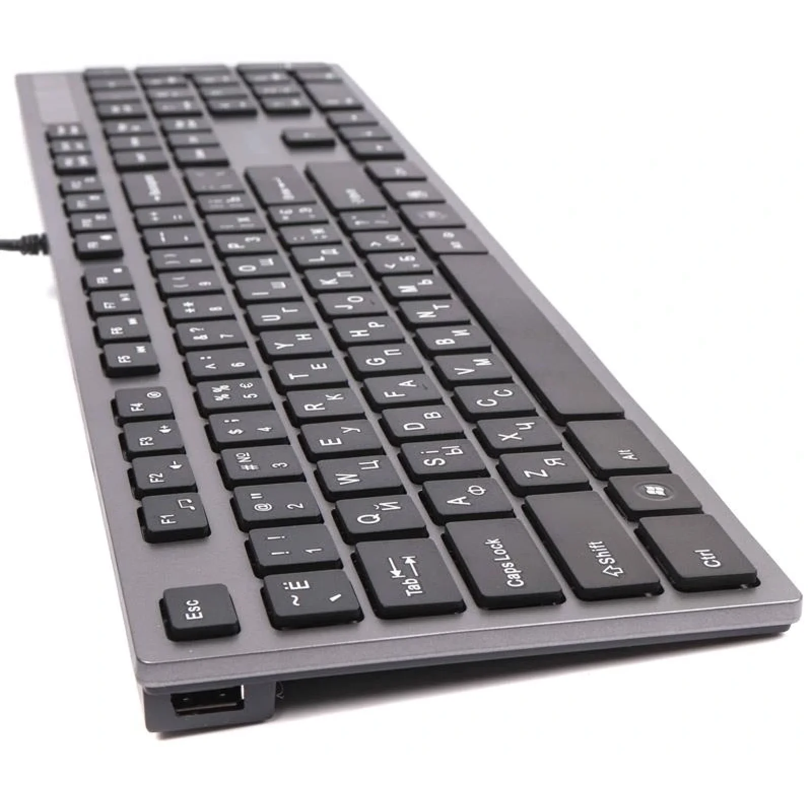Клавіатура A4Tech KV-300H Grey/Black USB, KV-300H USB (Grey+Black) UA