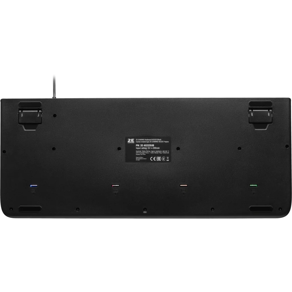 Клавиатура 2E Gaming KG325UB LED Ukr (2E-KG325UB) Black USB UA