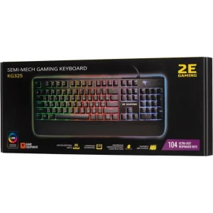 Клавиатура 2E Gaming KG325UB LED Ukr (2E-KG325UB) Black USB UA