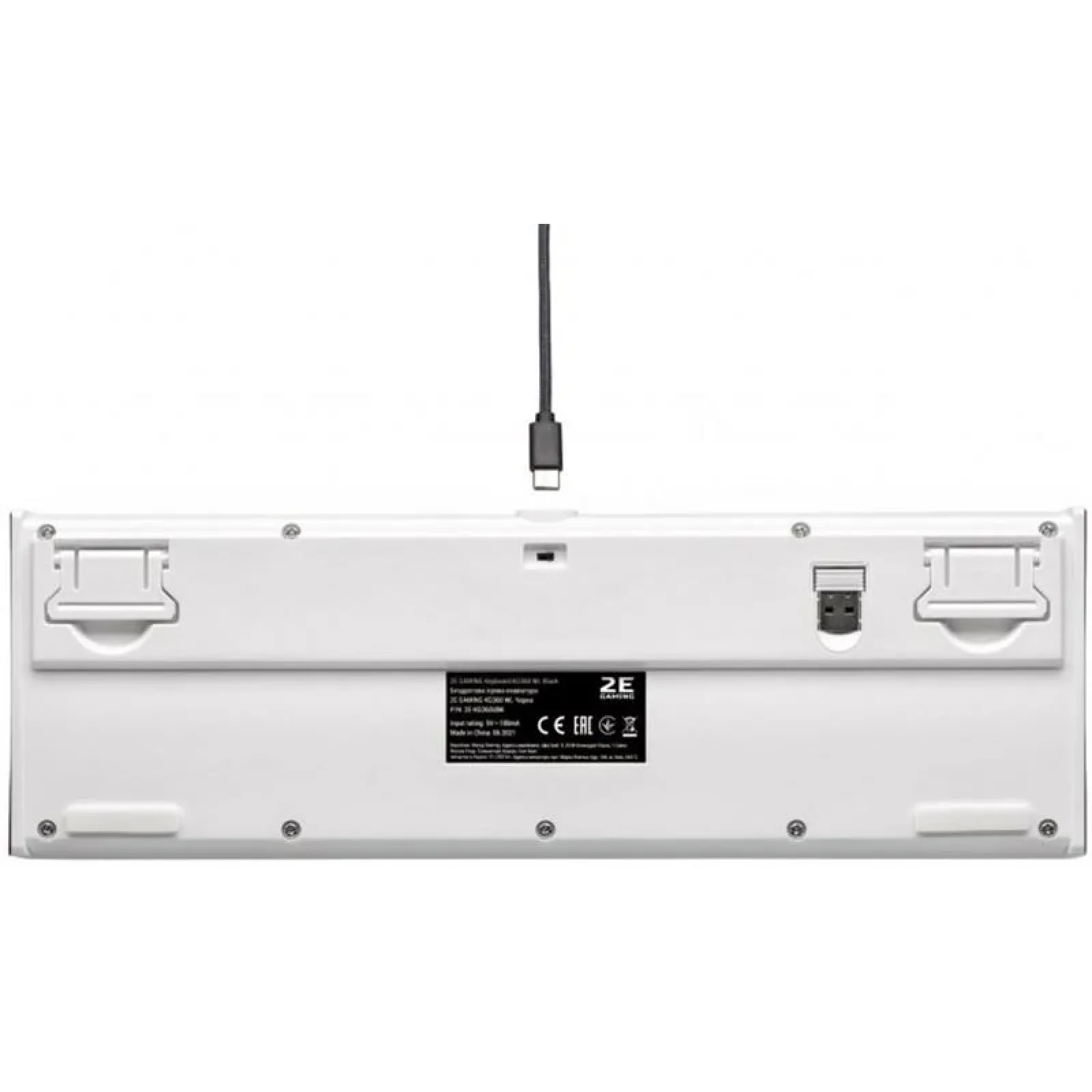 Клавіатура бездротова 2E Gaming KG360UBK RGB Ukr (2E-KG360UBK) Black USB UA