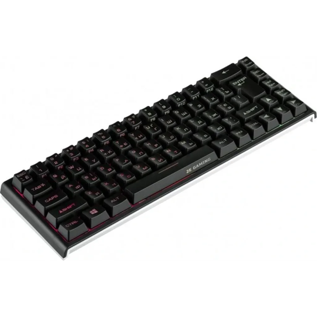 Клавиатура беспроводная 2E Gaming KG360UBK RGB Ukr (2E-KG360UBK) Black USB UA