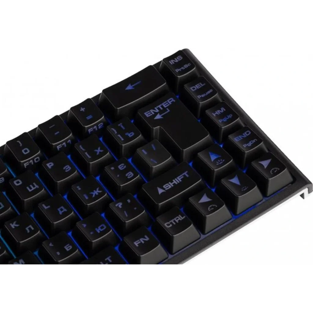 Клавиатура беспроводная 2E Gaming KG360UBK RGB Ukr (2E-KG360UBK) Black USB UA