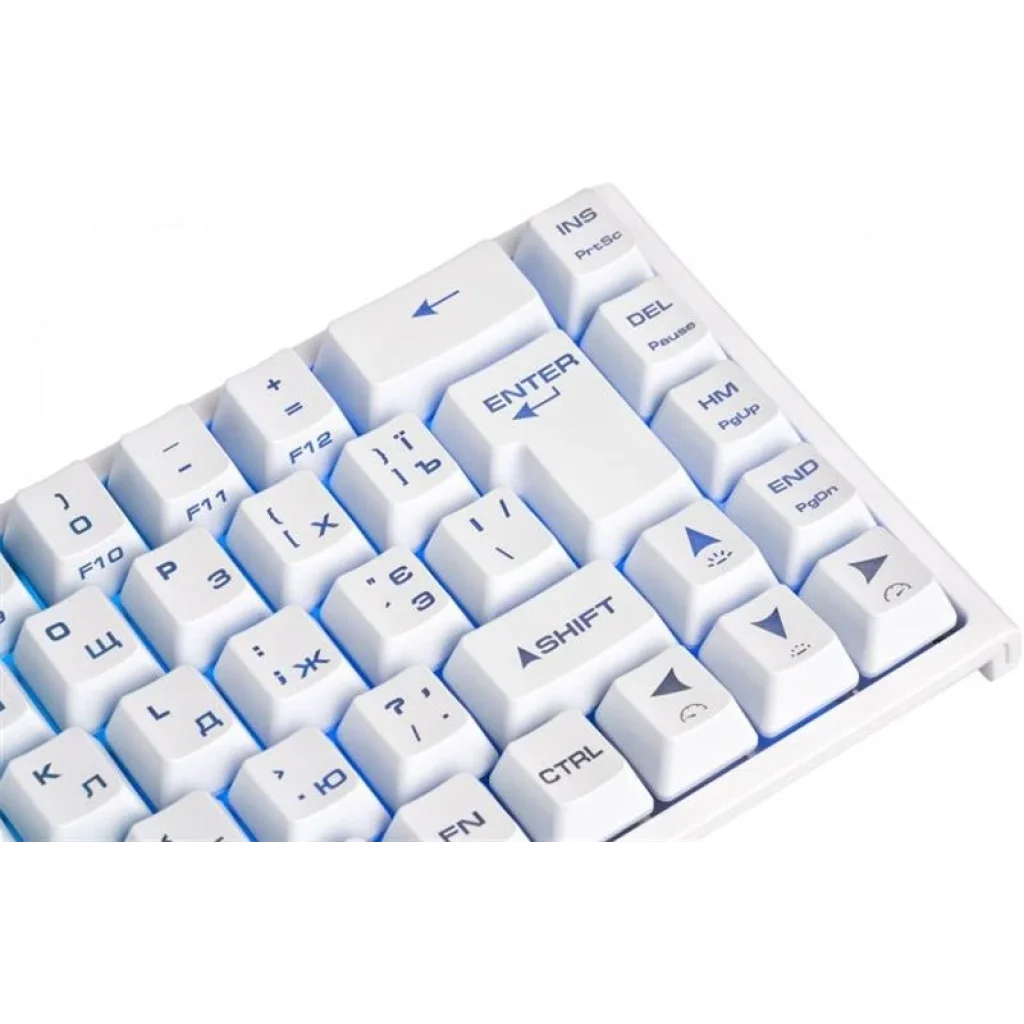 Клавіатура бездротова 2E Gaming KG360UWT RGB Ukr (2E-KG360UWT) White USB UA