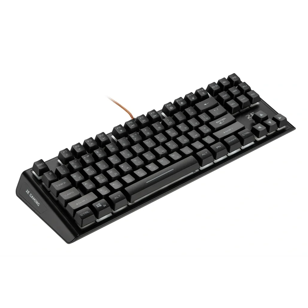 Клавіатура 2E Gaming KG355 LED Ukr (2E-KG355UBK) Black USB UA