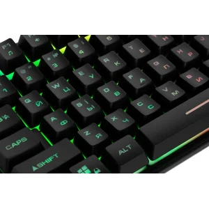 Клавіатура 2E Gaming KG355 LED Ukr (2E-KG355UBK) Black USB UA