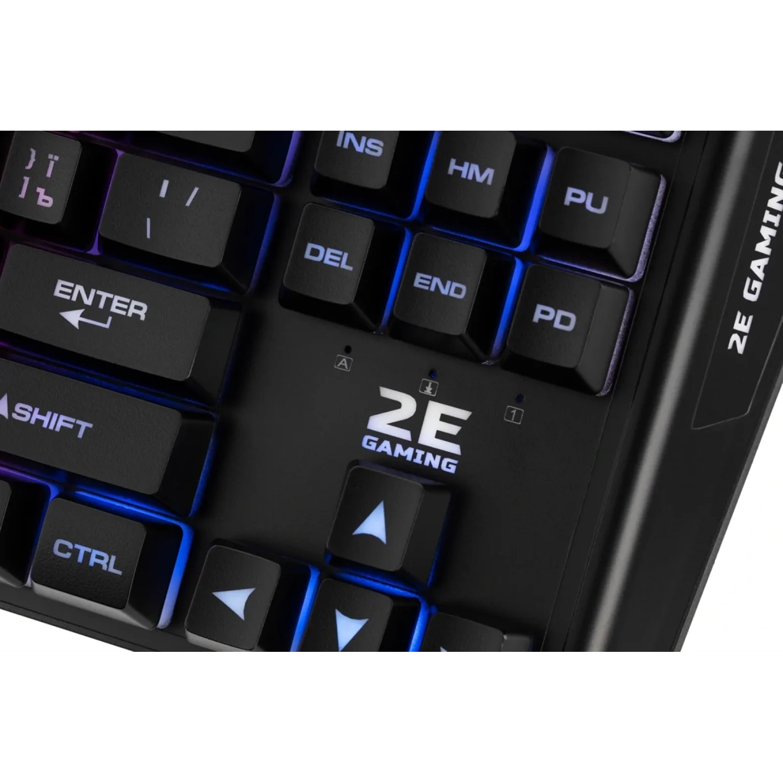 Клавіатура 2E Gaming KG355 LED Ukr (2E-KG355UBK) Black USB UA