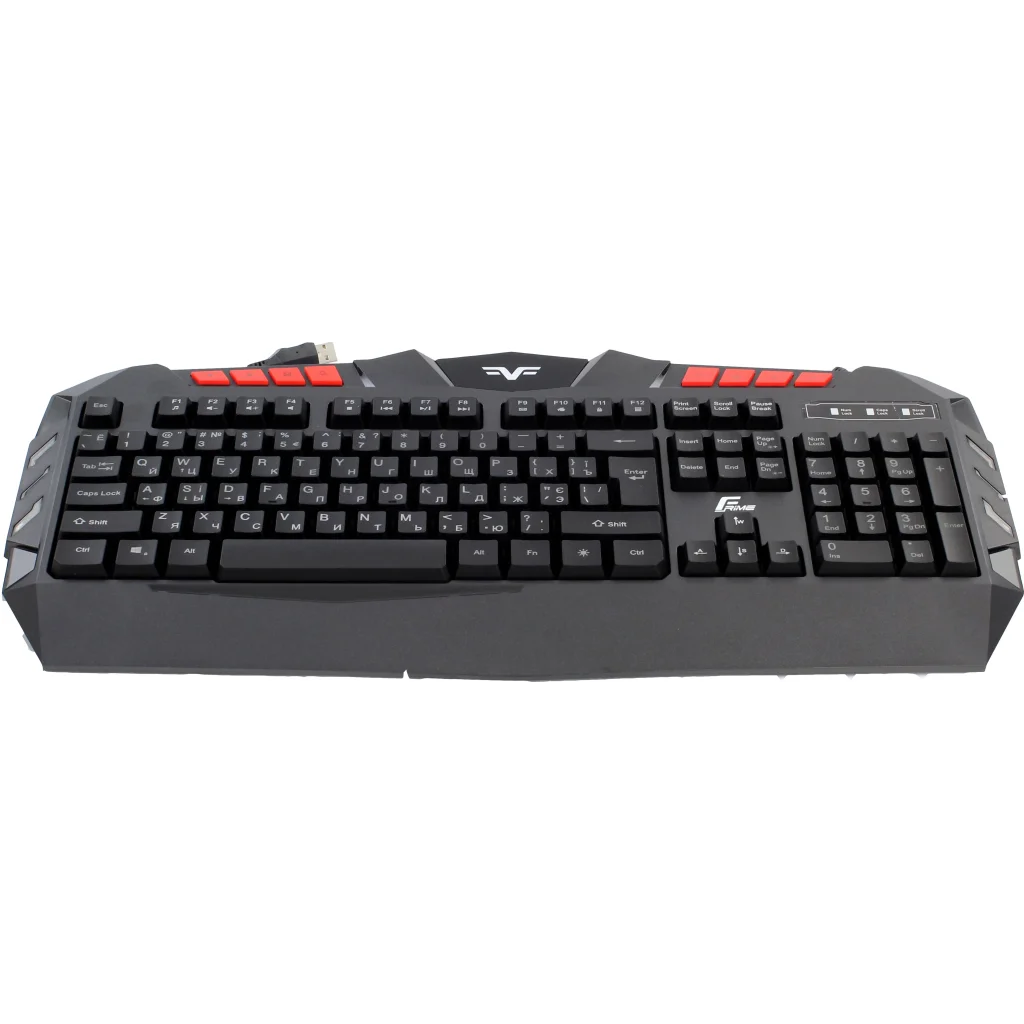 Клавіатура Frime Dragonfly Ukr (FLK18300) Black USB UA