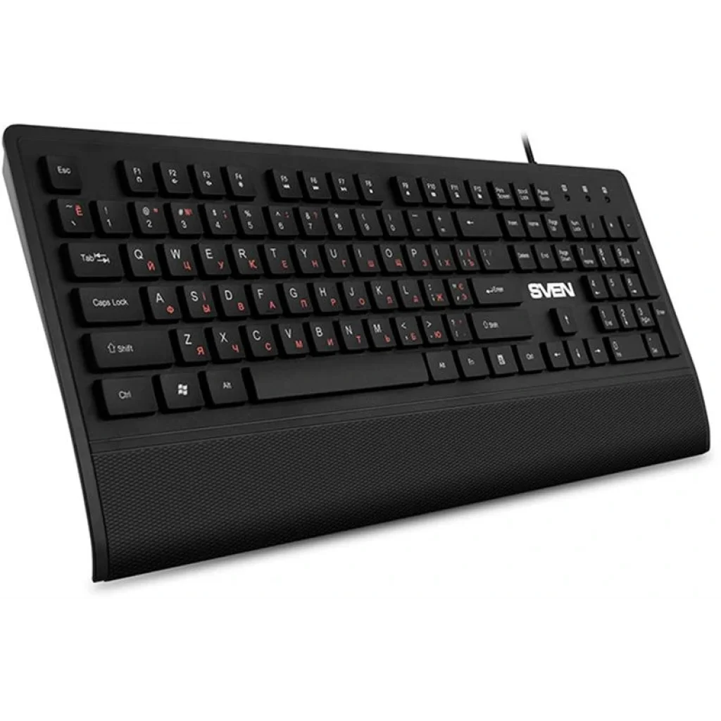 Клавиатура Sven KB-E5500 Black USB, 00600197 UA